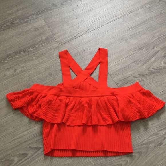 Sexy red off-shoulder/tank top - Urban Planet - Picture 2 of 3